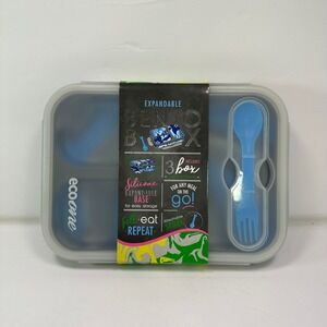 Eco One Expandable‎ Bento Box 3 Compartments Silicone Base BPA Free